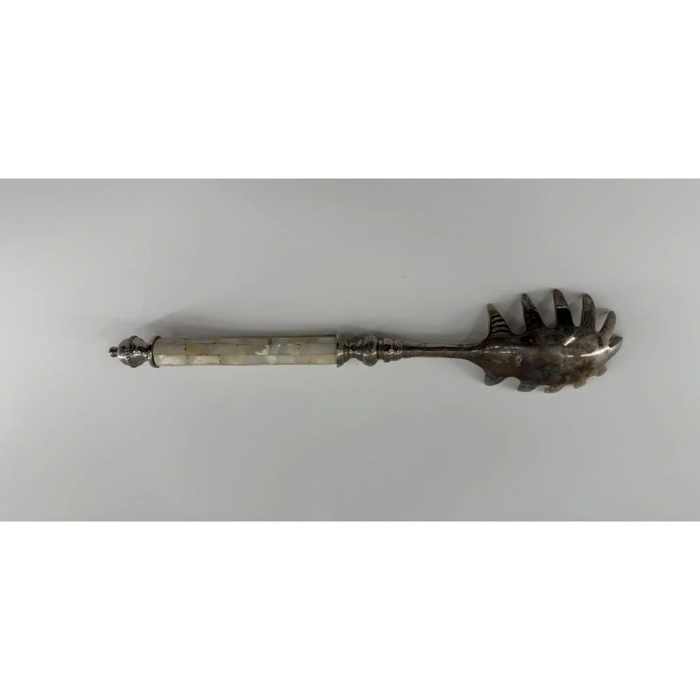 Manorisms Serving Spoon Mother of Pearl Handle 12